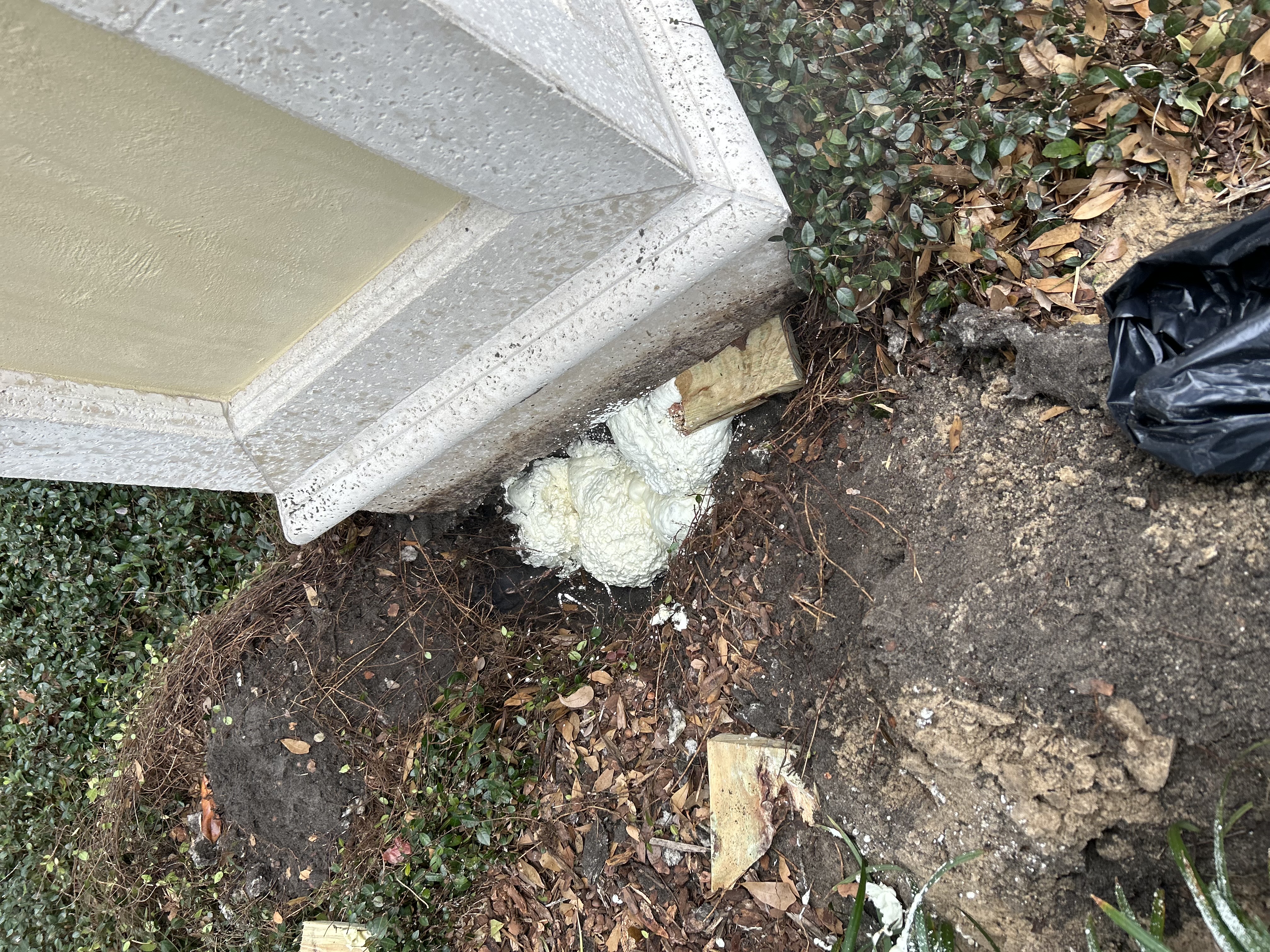 Foundation repair work